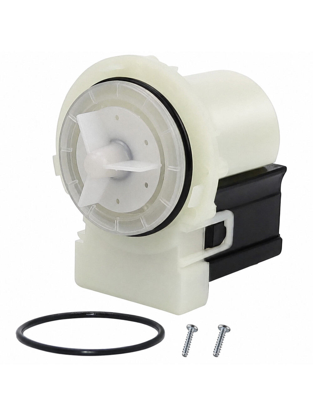 Universal Washing Machine Drain Pump Replacement with O-Ring and Screws